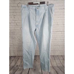 Vtg Timber Creek Light Wash Made Is USA Straight Cut Jeans 38 X 34